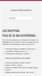 Mobile Screenshot of locreception.com